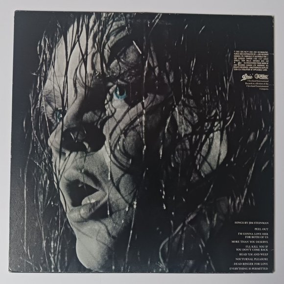 Vintage Meat Loaf Dead Ringer vinyl record, 1981 first pressing, original - Picture 3 of 11